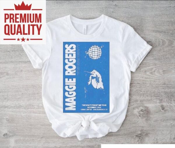Maggie Rogers 2024 tour stop in San Francisco with exclusive t-shirt