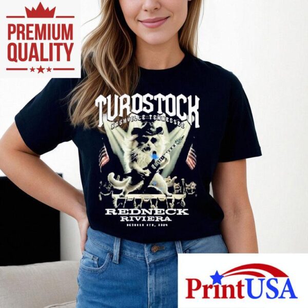Nashville 2024 Redneck Riviera Catturd Design T-shirt