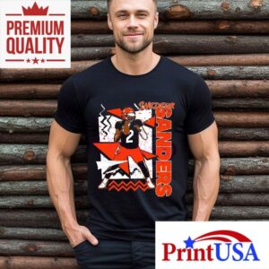 Retro S Shedeur Sanders Cleveland Browns Football Tshirt