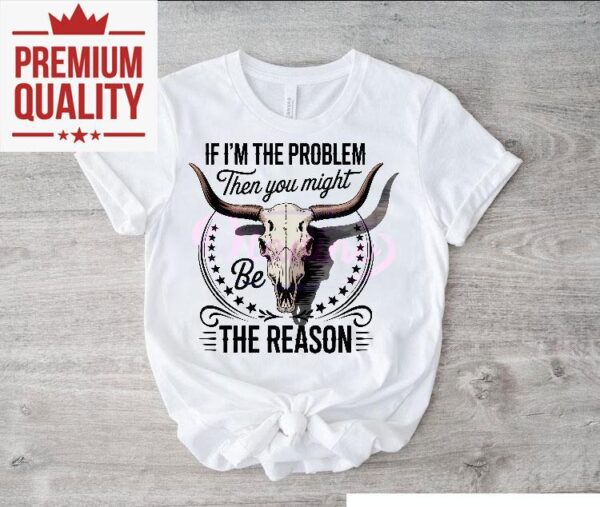 Retro Cowgirl Skull Design If Im The Issue Tshirt