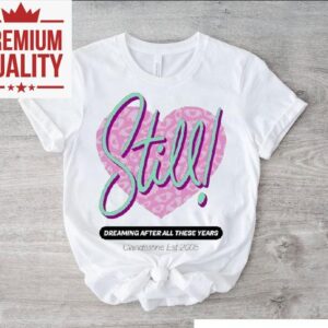 Secretly Dreaming Since Heart Print T Tshirt