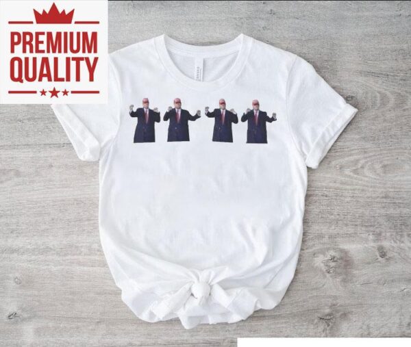 Trump supporters groove in patriotic t-shirt