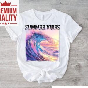 Vibrant Beach Sunset Design On A Cool Tshirt