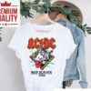 Acdc Back In Black North America Rock Tour 1980 Band Shirt