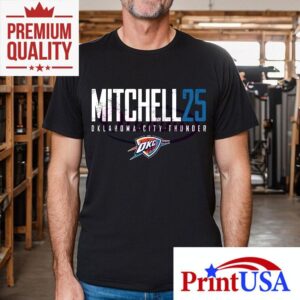 Ajay Mitchell 25 Oklahoma City Thunder Elite Shirt