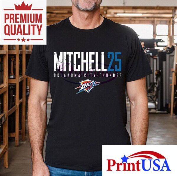 Ajay Mitchell 25 Oklahoma City Thunder Elite Shirt