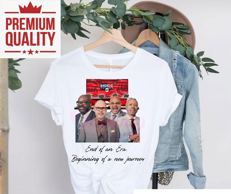 End Of An Era Inside The Nba Tnt Tribute Farewell Crew 2025 Basketball 4 End Of An Era Inside The Nba Tnt Tribute Farewell Crew Basketball Tshirt