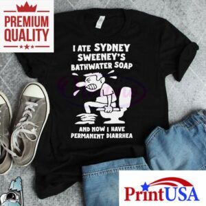 I Ate Bathwater Soap Funny Toilet Humor Meme Shirt