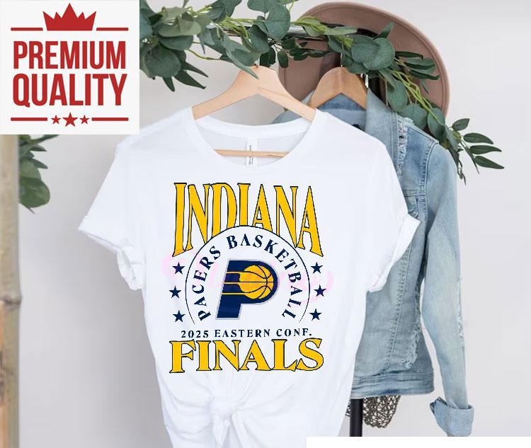 Indiana Pacers Retro 2025 Eastern Conference Finals Matchup Shirt 4 Indiana Pacers Retro Eastern Conference Finals Matchup Tshirt