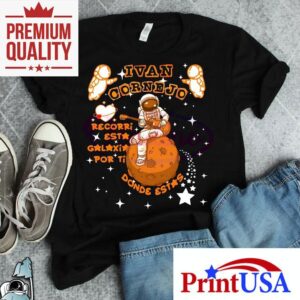 Ivan Cornejo Astronaut Galaxy Digital Tshirt