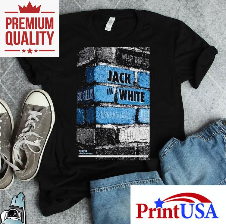 Jack White October 30 2024 Bogart's Cincinnati Oh Shirt 4 Jack White October Bogart S Cincinnati Oh Tshirt