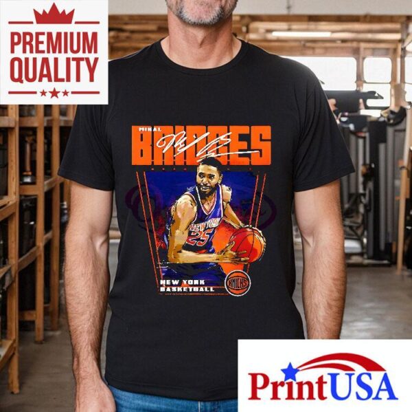 Mikal Bridges New York Knicks Basketball Player Premiere Shirt