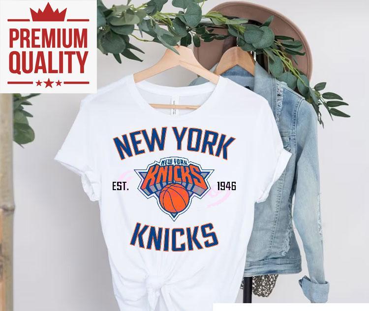 New York Knicks Team Heritage Est 1946 Shirt 4 New York Knicks Team Heritage Est Tshirt