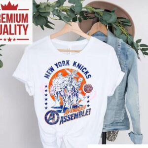 New York Knicks Youth Nba X Marvel Avengers Squad Tshirt
