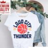Oklahoma City Thunder Loud City Basketball Bolt Graphic Shirt