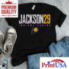 Quenton Jackson 29 Indiana Pacers Basketball Shirt