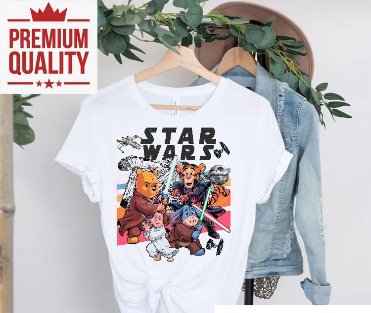 Retro Winnie The Pooh Be With You Star Galaxy Crossover Shirt 4 Retro Winnie The Pooh Be With You Star Galaxy Crossover Tshirt