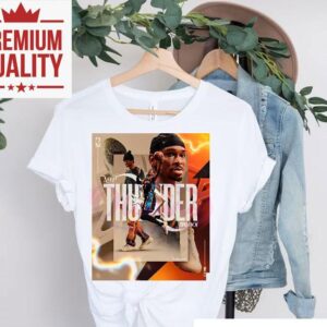 Shai Gilgeous Alexander Thunder Mvp Art Collage Style Tshirt