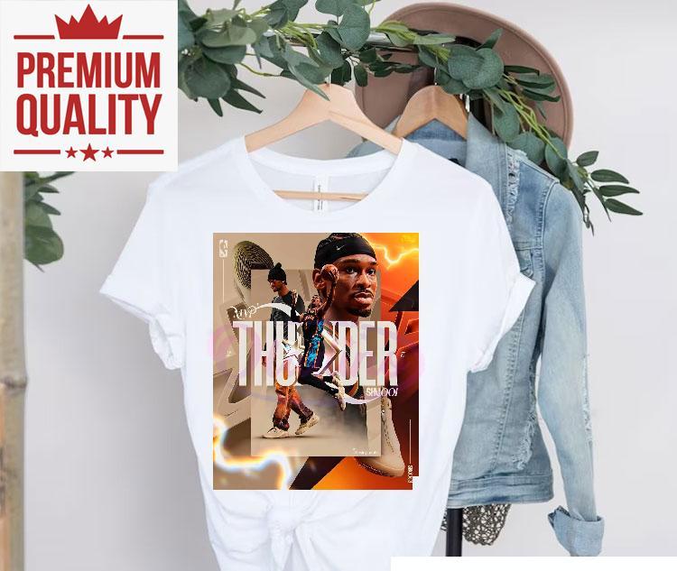 Shai Gilgeous Alexander Thunder Mvp Art Collage Style Shirt 4 Shai Gilgeous Alexander Thunder Mvp Art Collage Style Tshirt