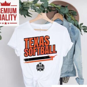 Texas Longhorns Softball College World Series Stripe Tshirt