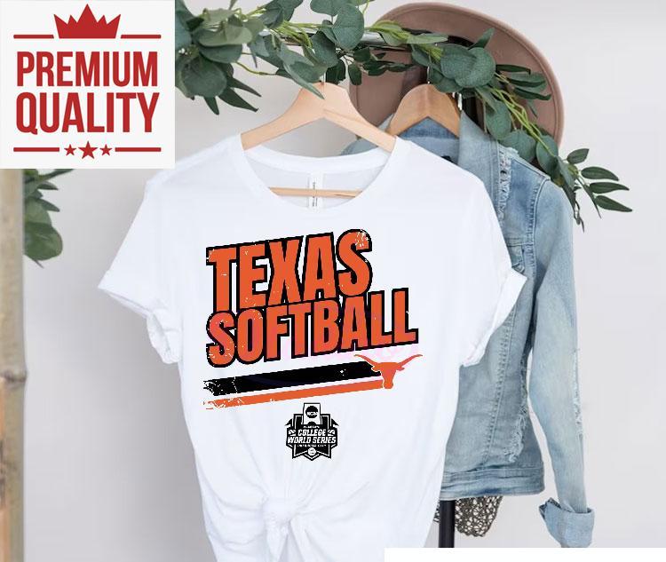 Texas Longhorns Softball College World Series Stripe Shirt 4 Texas Longhorns Softball College World Series Stripe Tshirt