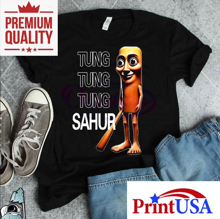 Tung Tung Tung Sahur Brainrot Meme Character With Stick Funny Shirt 4 Tung Tung Tung Sahur Brainrot Meme Character With Stick Funny Tshirt