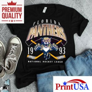 Vintage Florida Panthers Locker Room Retro Hockey Tshirt