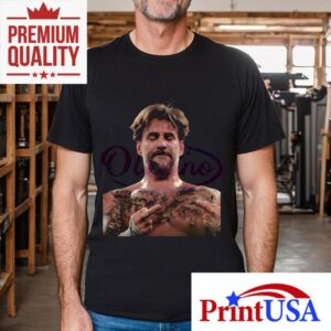 Cm Punk Wrestling Attitude Vintage Middle Finger Tshirt