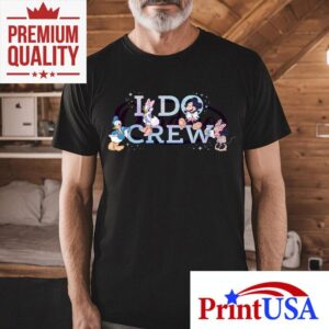 Mickey And Friends I Do Crew Wedding Party Tshirt