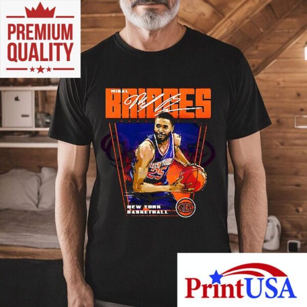 Mikal Bridges New York Knicks Basketball Player Premiere Shirt