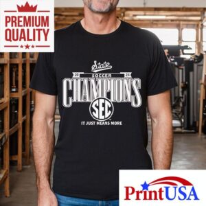 Mississippi State Bulldogs Sec Women S Soccer Champions It Just Means More Regular Season Tshirt