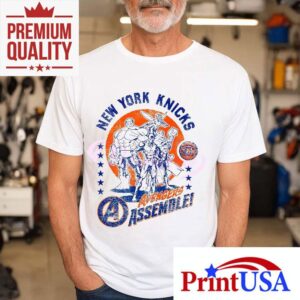 New York Knicks Youth Nba X Marvel Avengers Squad Tshirt