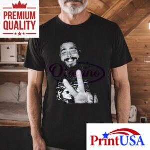 Post Malone Peace Sign Grunge Streetwear Music Artis Tshirt