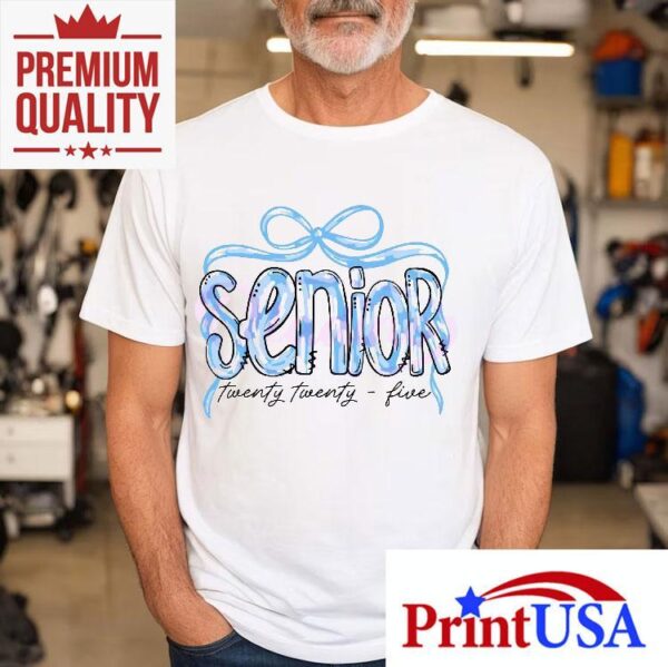 Senior Coquette Class Of 2025 Graduation Shirt