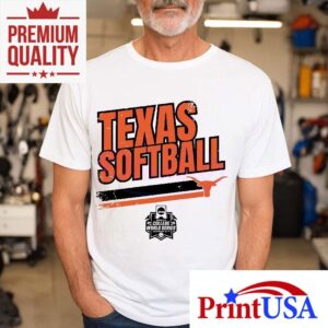Texas Longhorns Softball College World Series Stripe Tshirt