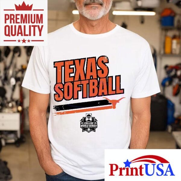 Texas Longhorns Softball College World Series Stripe Shirt