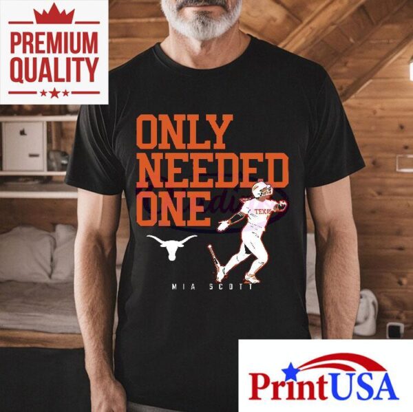 Texas Softball Mia Scott Only Needed One Shirt