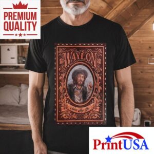 Waylon Jennings Never Say Die Tshirt