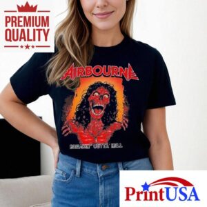 Airbourne Breaking Out Of Hell Tour Tshirt