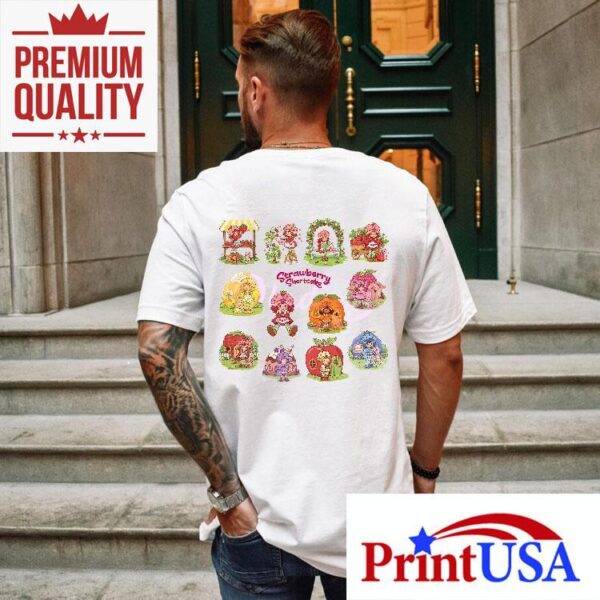 Berry Sweet Strawberry Characters Sticker Shirt Bundle