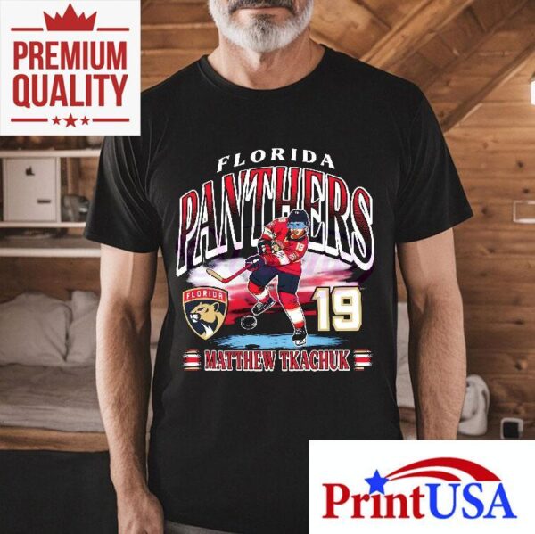 Florida Panthers Number 19 Matthew Tkachuk Hockey Player Shirt