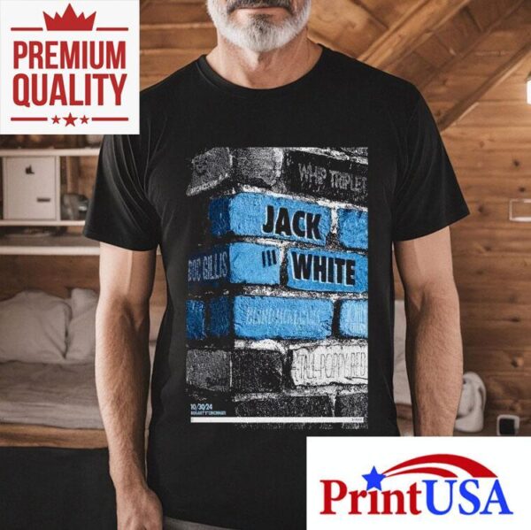 Jack White October 30 2024 Bogart’s Cincinnati Oh Shirt
