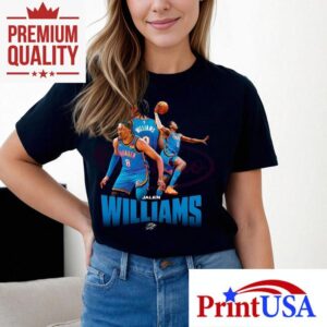 Jalen Williams Okc Thunder Basketball Player Tshirt