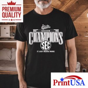 Mississippi State Bulldogs Sec Women S Soccer Champions It Just Means More Regular Season Tshirt