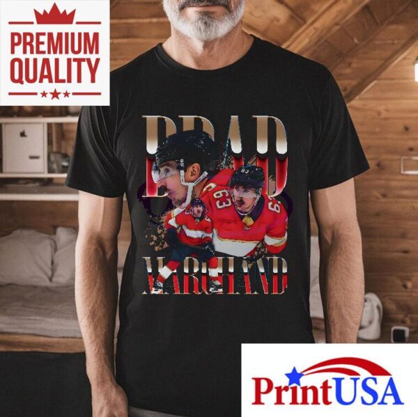 Retro Brad Marchand Florida Panthers Hockey Shirt