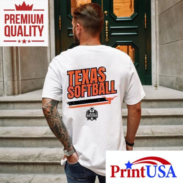 Texas Longhorns Softball College World Series Stripe Shirt