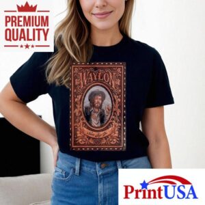 Waylon Jennings Never Say Die Tshirt