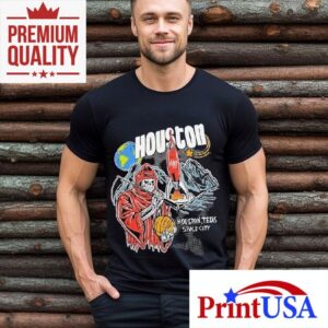 Houston Texas Space City Warren Lotas Rockets Tshirt
