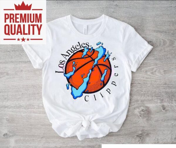Los Angeles Clippers Water Splash Basketball Graphic Shirt