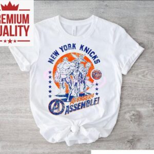 New York Knicks Youth Nba X Marvel Avengers Squad Tshirt